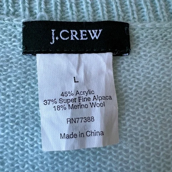 J. Crew Super Fine Alpaca/ Merino Wool Lightweight Blend Cardigan - Picture 8 of 9